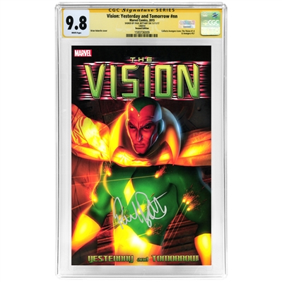 Paul Bettany Autographed 2015 Yesterday and Tomorrow #nn CGC Signature Series 9.8