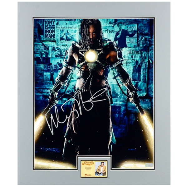 Mickey Rourke Autographed Iron Man 2 16x20 Whiplash Matted Poster