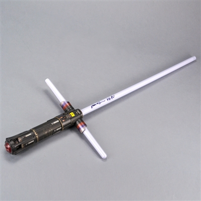  Adam Driver Autographed Star Wars: The Force Awakens Kylo Ren Black Series Lightsaber