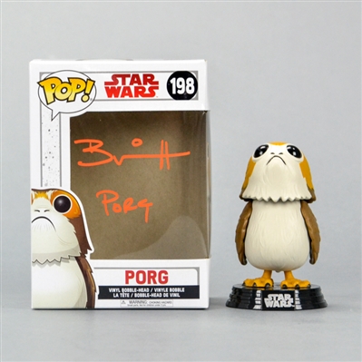 Brian Herring Autographed Star Wars: The Last Jedi Porg POP Vinyl Figure #198