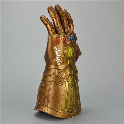 Samuel L. Jackson Autographed Marvel Legends Avengers Infinity War Articulated Electronic Infinity Gauntlet