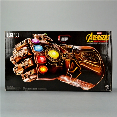 Samuel L. Jackson Autographed Marvel Legends Avengers Infinity War Articulated Electronic Infinity Gauntlet