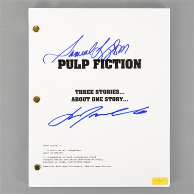 Samuel L. Jackson, John Travolta Autographed 1994 Pulp Fiction Full Script