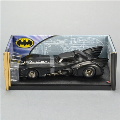 Michael Keaton Autographed Hot Wheels 1989 Batman 1:18 Scale Die-Cast Batmobile