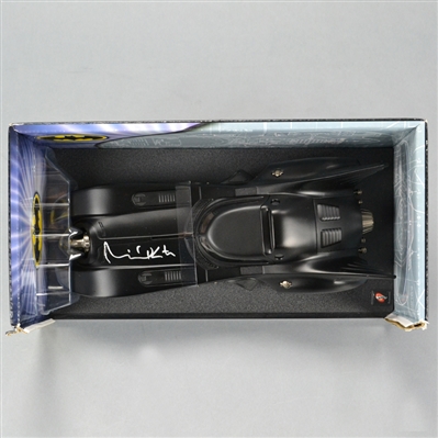 Michael Keaton Autographed Hot Wheels 1989 Batman 1:18 Scale Die-Cast Batmobile