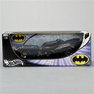 Michael Keaton Autographed Hot Wheels 1989 Batman 1:18 Scale Die-Cast Batmobile