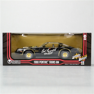Burt Reynolds Autographed Exclusive Smokey and the Bandit II 1:18 Scale Die-Cast Pontiac Trans Am