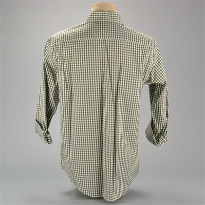 2014 They Came Together Paul Rudd Screen Worn Plaid Button Up Long Sleeve Shirt with Rudd Signed Letter of Authenticity
