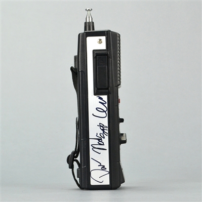 Finn Wolfhard, David Harbour, Noah Schnapp, Gaten Matarazzo, Caleb McLaughlin Autographed Stranger Things Realistic Walkie Talkie