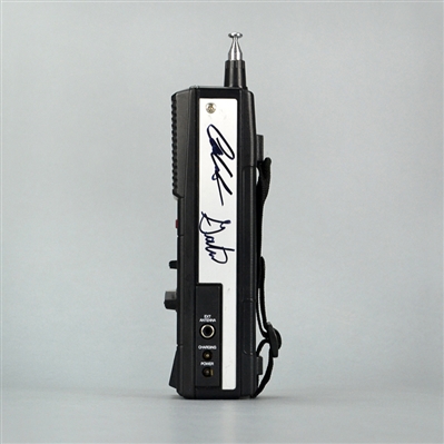 Finn Wolfhard, David Harbour, Noah Schnapp, Gaten Matarazzo, Caleb McLaughlin Autographed Stranger Things Realistic Walkie Talkie