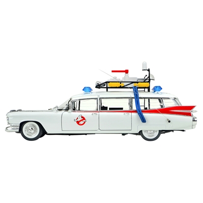 Sigourney Weaver Autographed Ghostbusters 1959 Cadillac Ambulance Ecto-1 1:18 Scale Die-Cast Car