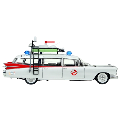 Sigourney Weaver Autographed Ghostbusters 1959 Cadillac Ambulance Ecto-1 1:18 Scale Die-Cast Car