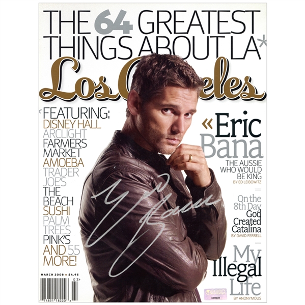 Eric Bana Autographed Los Angeles Magazine