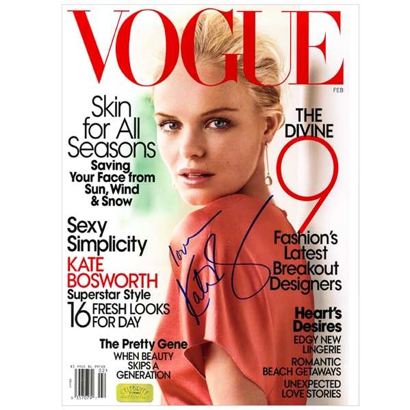 Kate Bosworth Autographed February 2008 Vogue Magazine