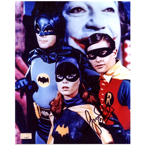 Yvonne Craig Autographed 1966 Batman Batgirl 8x10 Villains Photo
