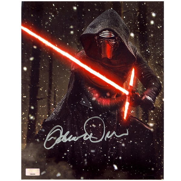 Adam Driver Autographed Star Wars: The Force Awakens 8×10 Kylo Ren Starkiller Base Photo