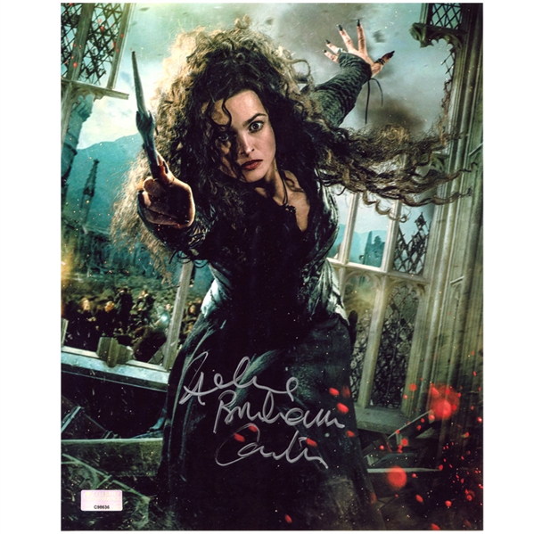 Helena Bonham Carter Autographed Harry Potter Bellatrix 8x10 Photo