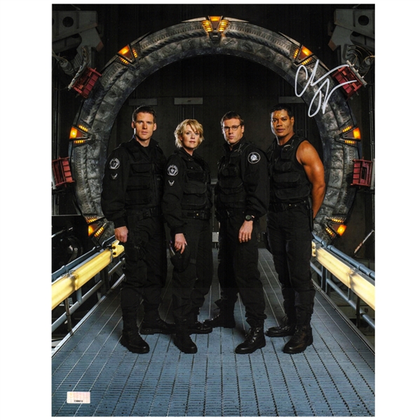 Christopher Judge Autographed Stargate SG-1 11x14 Group Photo