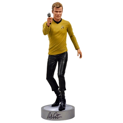 William Shatner Autographed Star Trek Captain Kirk 1:4 Scale Statue