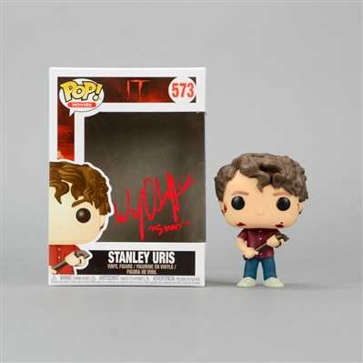   Wyatt Oleff Autographed IT 2017 Stanley Uris POP Vinyl Figure #573 with Stan Inscription