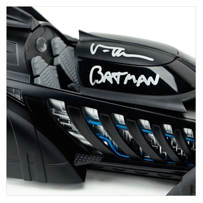 Val Kilmer Autographed Batman Forever 1:18 Scale Batmobile