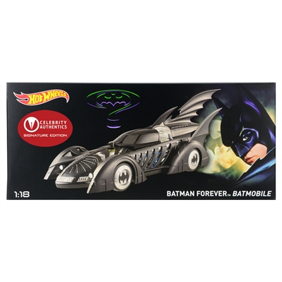 Val Kilmer Autographed Batman Forever 1:18 Scale Batmobile