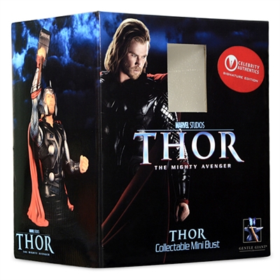 Chris Hemsworth Autographed Gentle Giant Thor The Mighty Avenger 1/6 Scale Bust