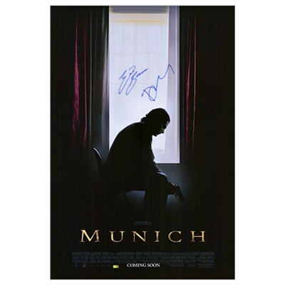 Daniel Craig & Eric Bana Autographed 2005 Munich 27×40 Original Double-Sided Movie Poster