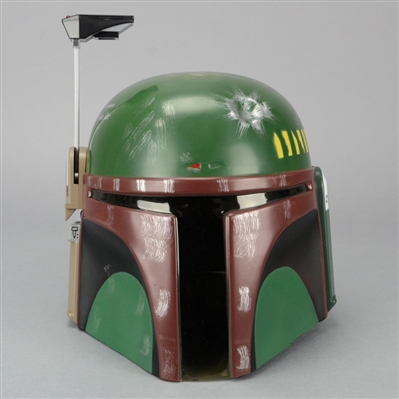 Jeremy Bulloch Autographed Star Wars 1:1 Scale Boba Fett Helmet with 'Boba Fett' Inscription