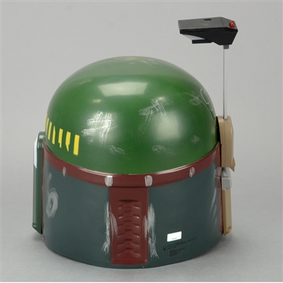Jeremy Bulloch Autographed Star Wars 1:1 Scale Boba Fett Helmet with 'Boba Fett' Inscription