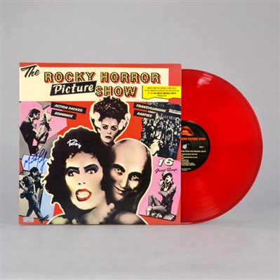 Tim Curry, Meat Loaf Autographed The Rocky Horror Picture Show Soundtrack LP Album Red Version