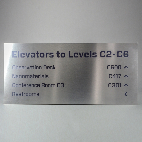 2018 Venom Production Used Life Foundation Elevator C2-C6 Sign