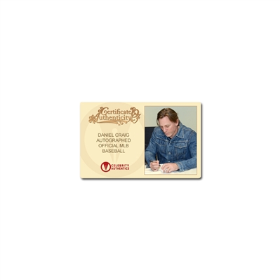 Daniel Craig Autographed Rawlings Official MLB Baseball