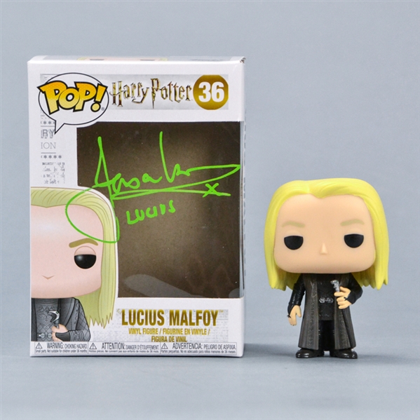 Jason Isaacs Autographed Harry Potter Lucius Malfoy POP Vinyl Figure #36