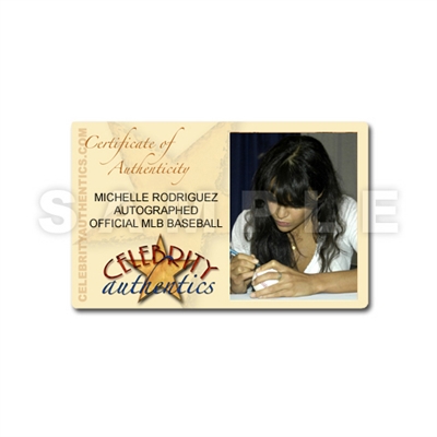 Michelle Rodriguez Autographed Rawlings Offical MLB Baseball