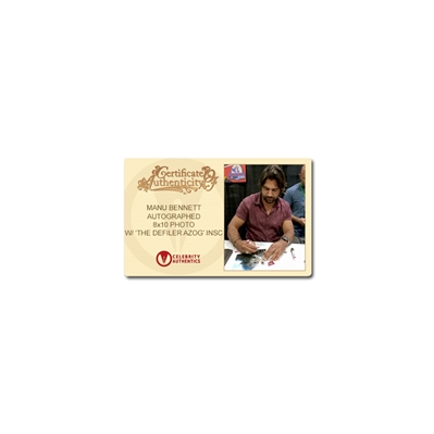 Manu Bennett Autographed The Hobbit: The Desolation of Smaug 8x10 Photo * CGC Signature Series