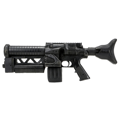 1996 Escape from L.A. Kurt Russell Snake Plisskin Screen Used Hero Stunt Machine Gun with John Carpenter Signed Letter of Authenticity
