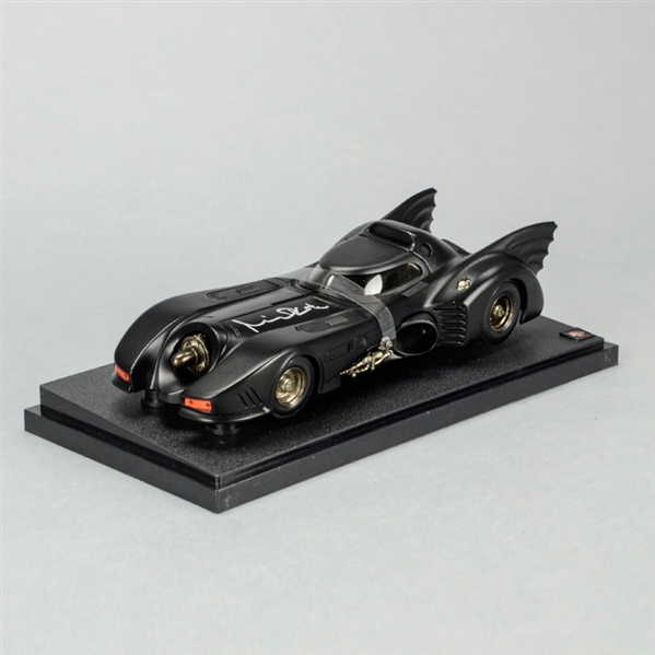 Michael Keaton Autographed Hot Wheels 1989 Batman 1:18 Scale Die-Cast Batmobile