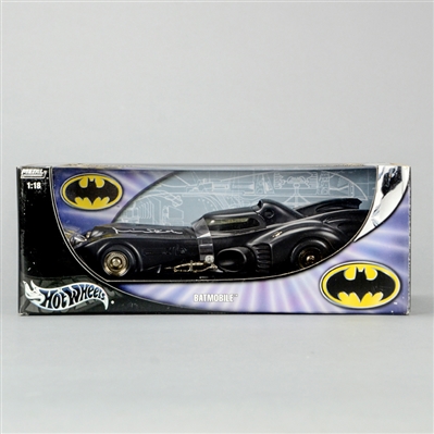 Michael Keaton Autographed Hot Wheels 1989 Batman 1:18 Scale Die-Cast Batmobile