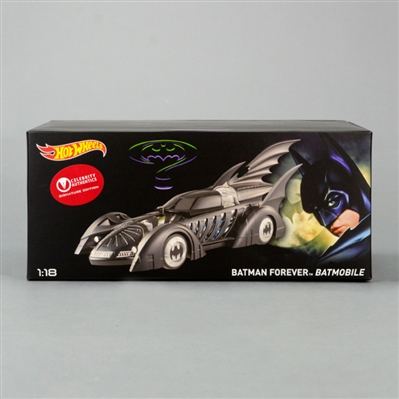 Val Kilmer Autographed Batman Forever 1:18 Scale Batmobile with 'Batman' Inscription
