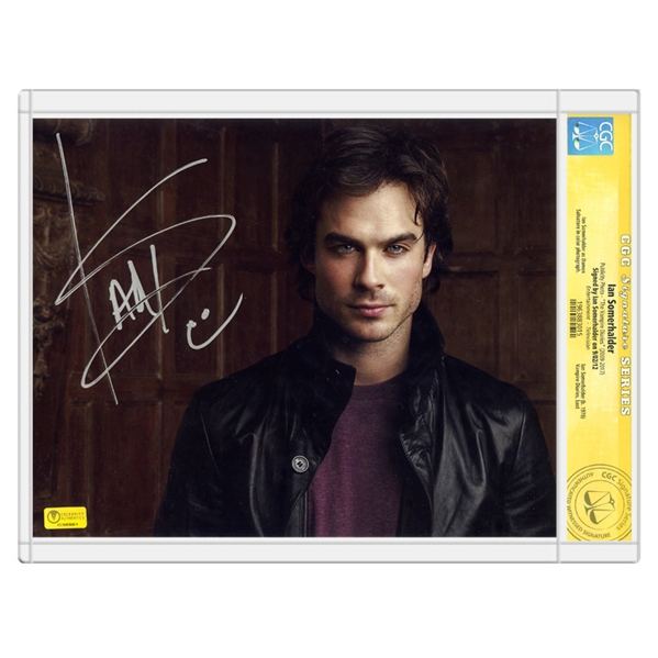 Ian Somerhalder Autographed 8×10 Vampire Diaries Photo * CGC Signature Series