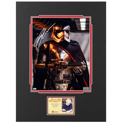 Gwendoline Christie Autographed Star Wars: The Force Awakens 8×10 Captain Phasma Matted Photo