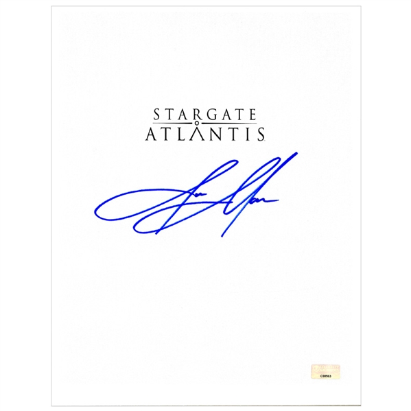 Jason Momoa Autographed Stargate Atlantis Script Cover