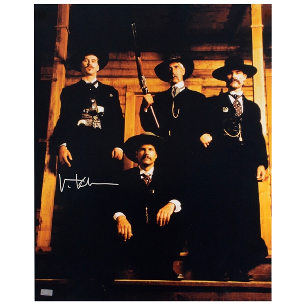 Val Kilmer Autographed Tombstone 16×20 Justice Photo