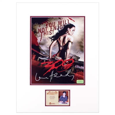 Lena Headey Autographed 8×10 Queen Gorgo 300 Matted Poster Photo