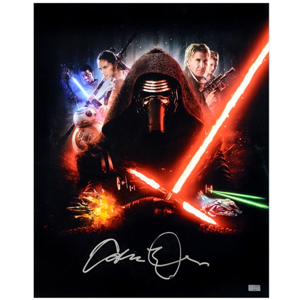 Adam Driver Autographed 16×20 Star Wars: The Force Awakens Photo