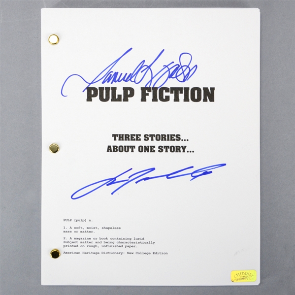 Samuel L. Jackson, John Travolta Autographed 1994 Pulp Fiction Full Script