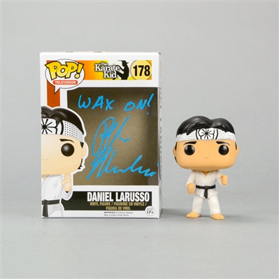 Ralph Macchio The Karate Kid Daniel Larusso Pop Vinyl Figure #178 with Wax On Inscription