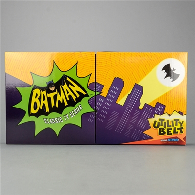 Adam West and Burt Ward Autographed 1:1 Scale Batman Utility Belt and Batarang Set