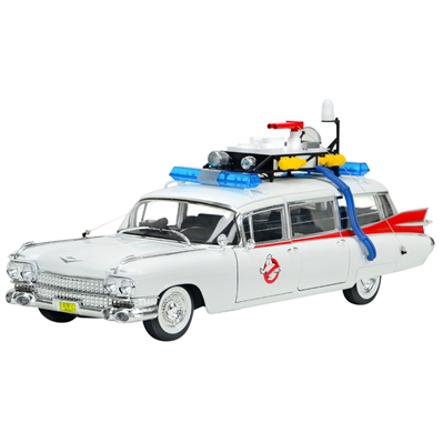 Sigourney Weaver Autographed Ghostbusters 1959 Cadillac Ambulance Ecto-1 1:18 Scale Die-Cast Car